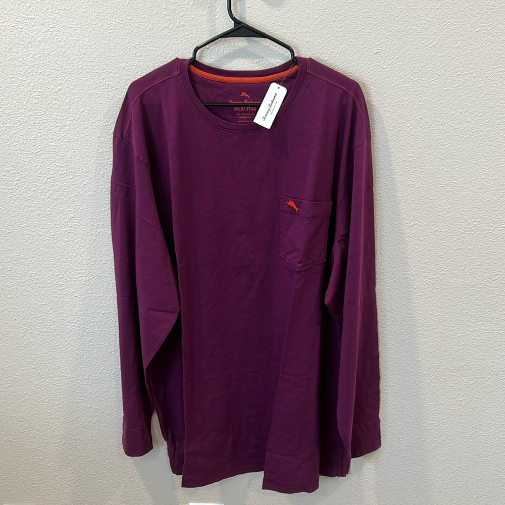 NWT Tommy Bahama Long Sleeve Tshirt new Bali skyline tee